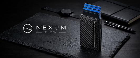 Portefeuille Qui Vous Rends Fluide Ultra-fin RFID Cartes Auto (Carbonne)
